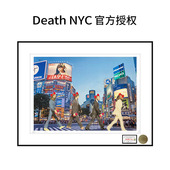 画披头士装 Death NYC限量亲签版 饰画轻奢潮流挂画客厅卧室壁画