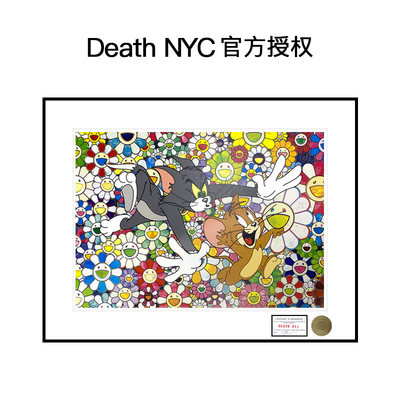 DeathNYC限量亲签版画猫和老鼠