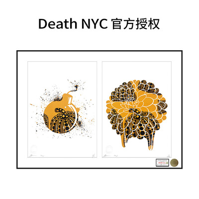 DeathNYC签名限量版画波点南瓜