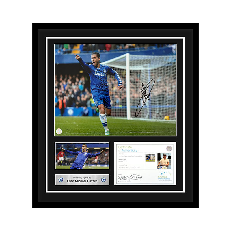 阿扎尔球星签名照em证书