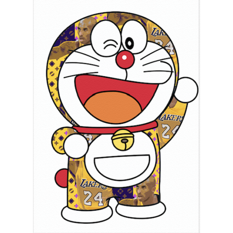 DeathNYC限量版画机器猫科比