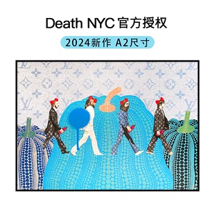 饰画潮流 画披头士装 NYC官方授权A2系列签名限量版 Death