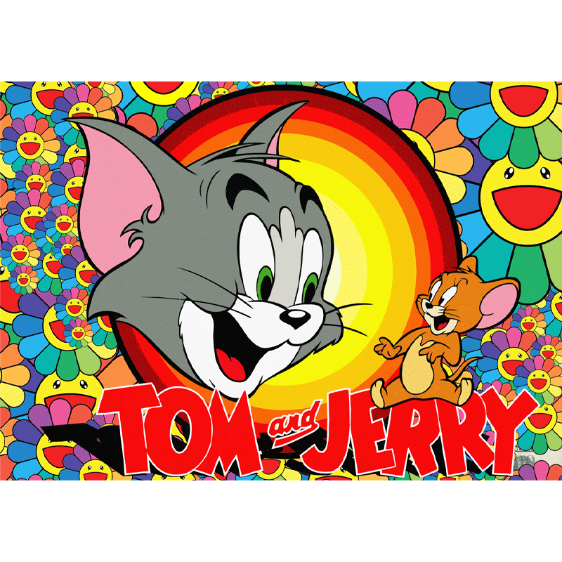 DeathNYC限量亲签版画猫和老鼠