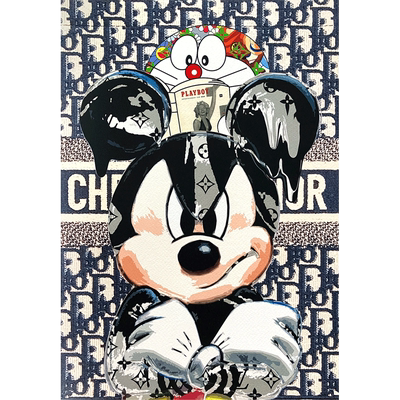 DeathNYC限量亲签版画米奇