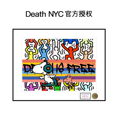 DeathNYC限量版画史努比动漫