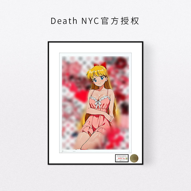 美少女月野兔装饰画女生房间挂画
