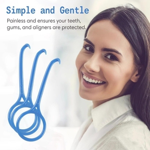 正畸隐形牙套保持器摘取器牙套神器钩取子便携牙套取戴器
