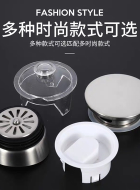 10个装白色盖子配件PC条纹八角塑料水壶盖子玻璃扎壶通用凉水壶盖