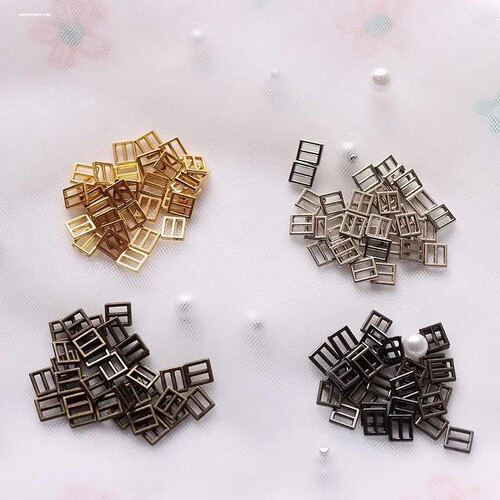 迷你复古花纹3.5mm日字扣娃用bjd娃衣ob11小布包皮带扣包扣鞋扣