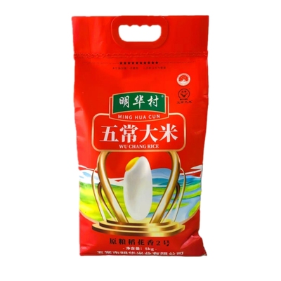 06【黑龙江】明华村牌透气袋原粮稻花香二号五常大米5kg