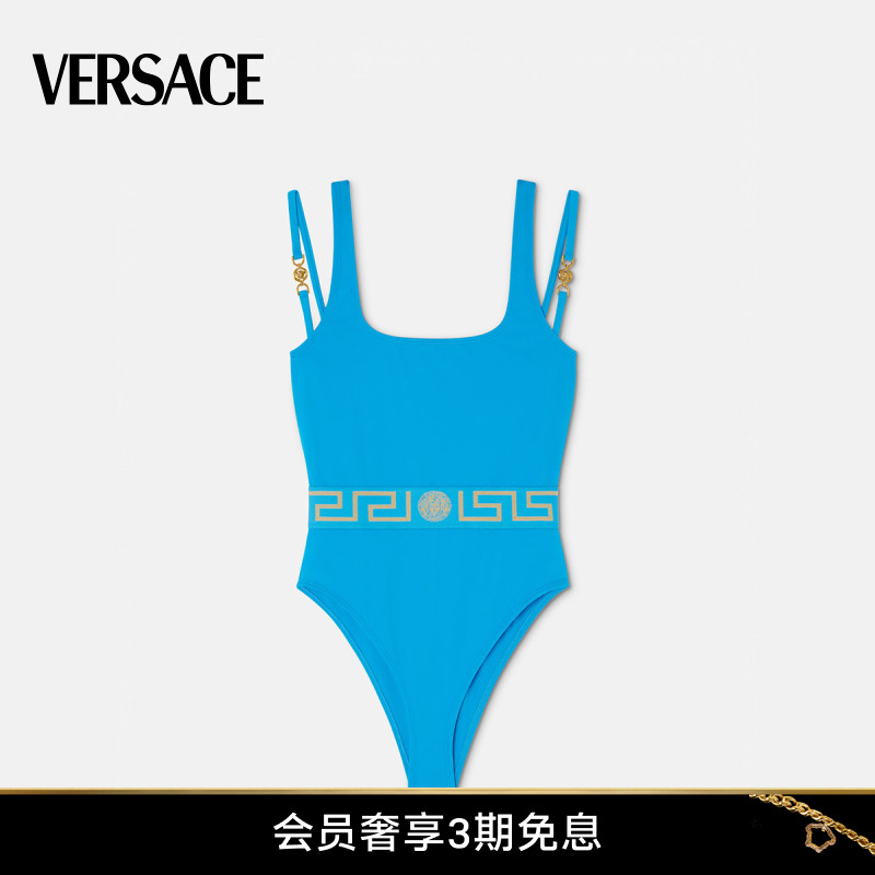 【新年礼物】 VERSACE/范思哲 女士泳装连体泳衣