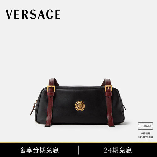 【秀场同款】VERSACE/范思哲 女士Emblème保龄球包