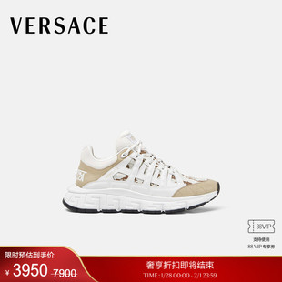【季末优惠】VERSACE/范思哲 男士Barocco提花Trigreca运动鞋