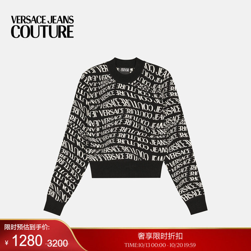 【季末优惠】VERSACE JEANS COUTURE 女士针织衫