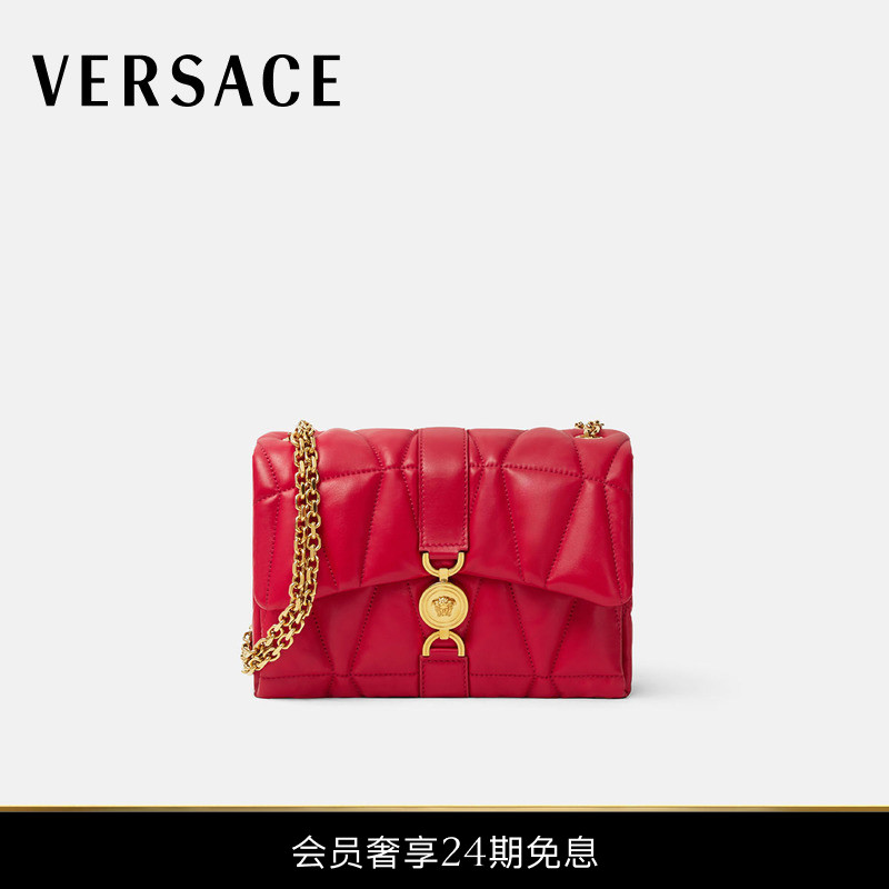 【24期免息】VERSACE/范思哲 女士Kleio绗缝斜跨包