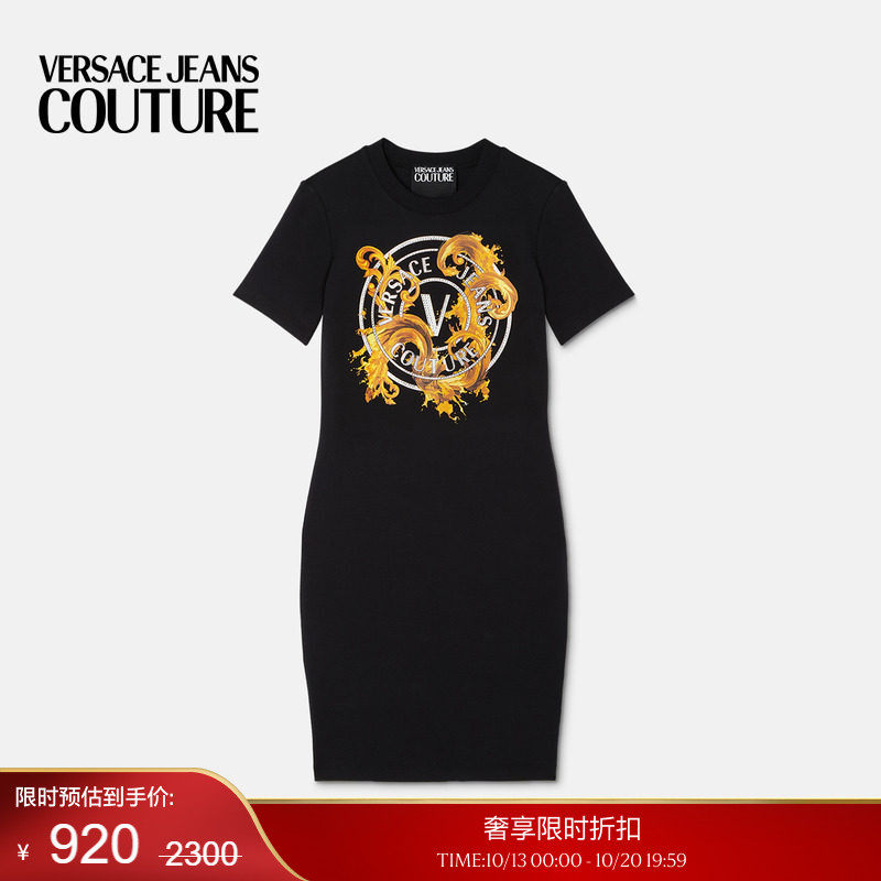 【季末优惠】VERSACE JEANS COUTURE 女士连衣裙