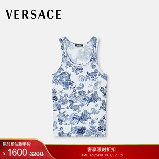 VERSACE 末优惠 范思哲 Coral Logo罗纹坦克背心 Theatre 季