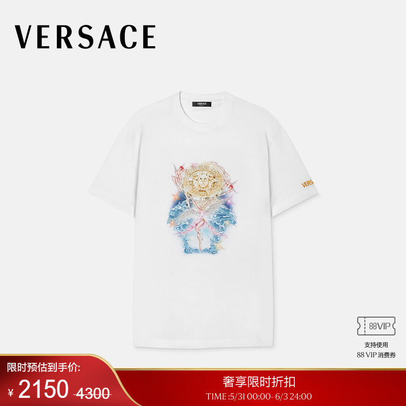 【季末优惠】VERSACE/范思哲 T恤 Design by Burin Pong