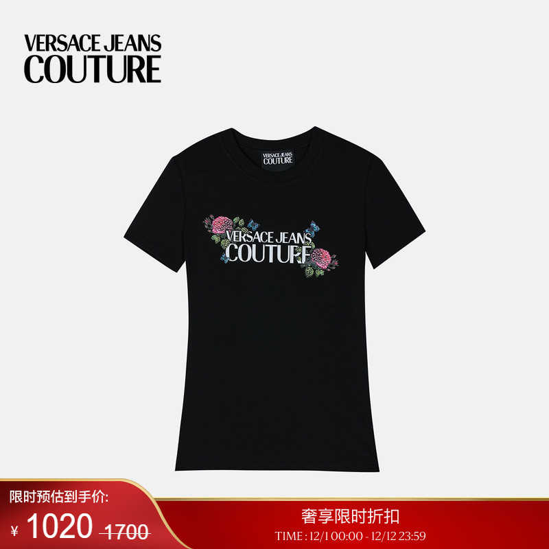 【季末优惠】VERSACE JEANS COUTURE 女士T恤