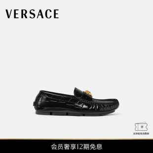 男士 范思哲 VERSACE Medusa皮革司机鞋 新品
