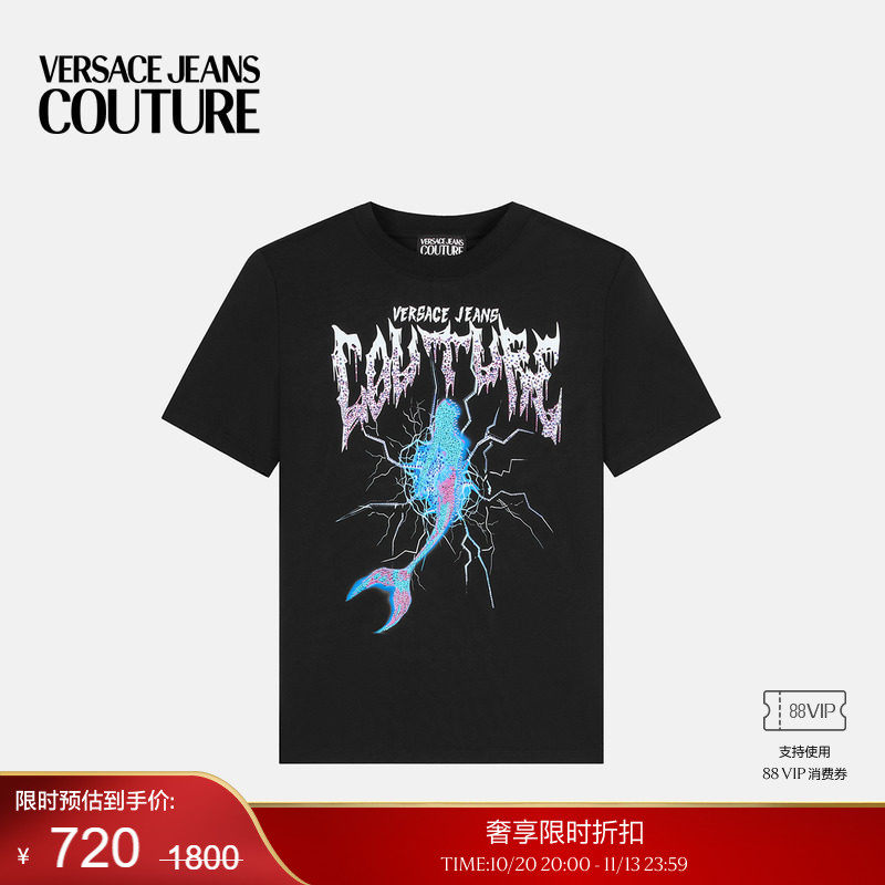 【季末优惠】VERSACE JEANS COUTURE 女士T恤