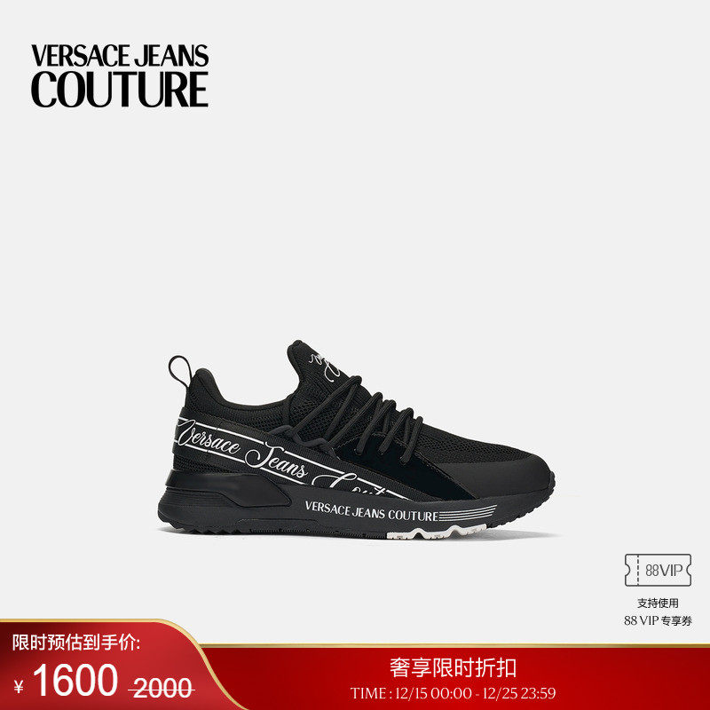 【季末优惠】VERSACE JEANS COUTURE 女士Logo Dynamic运动鞋