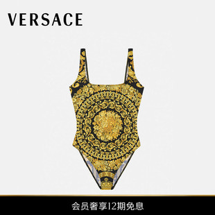 范思哲 12期免息 VERSACE 泳衣 女士Barocco一体式