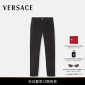 12期免息 VERSACE 范思哲 男士 Medusa修身 牛仔裤