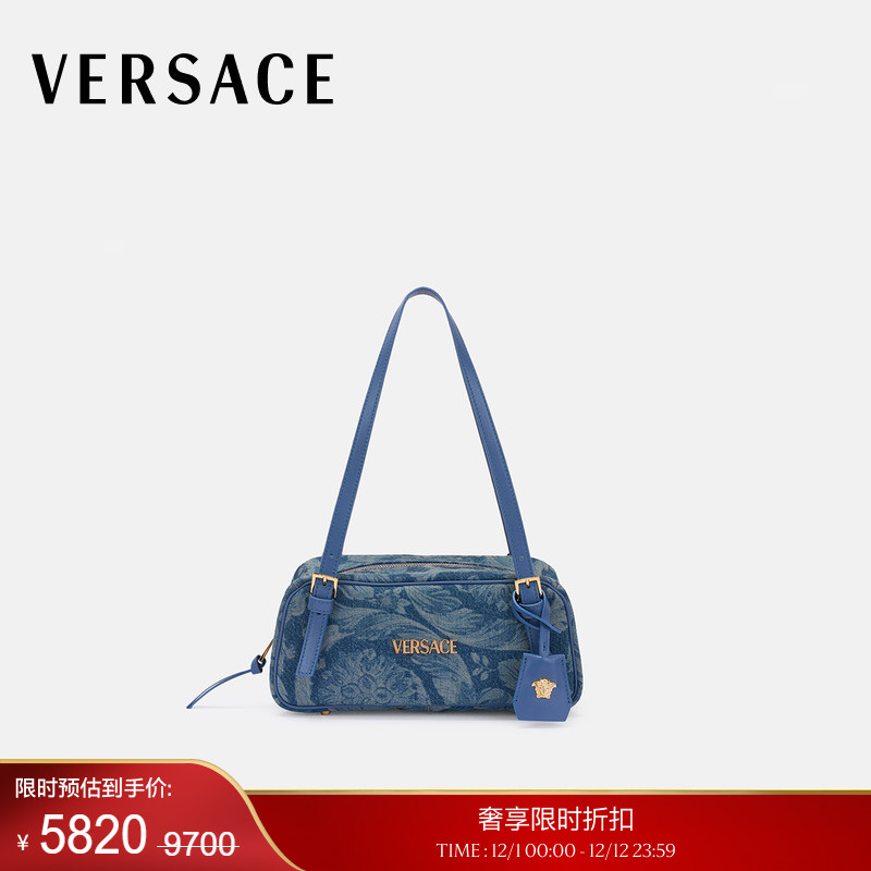 【季末优惠】VERSACE/范思哲 女士VERSACE TAG单肩包