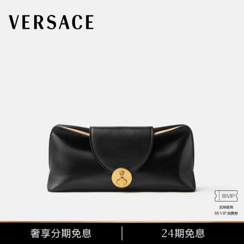 【秋冬新品】VERSACE/范思哲 女士Vivian皮革手拿包