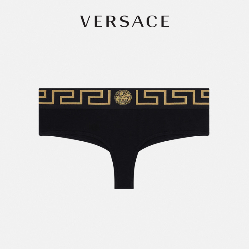 versace/范思哲女士2022新款希腊回纹镶边丁字裤