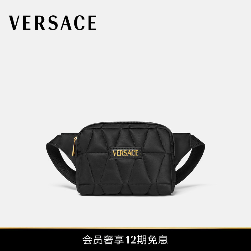 VERSACE/范思哲 男士Versace Myth绗缝腰包