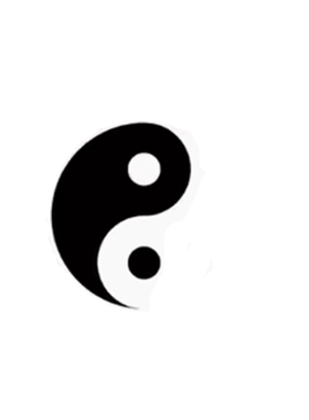 太极中国风阴阳五行贴纸
