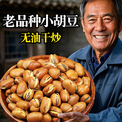 炒胡豆炒蚕豆老品种小胡豆