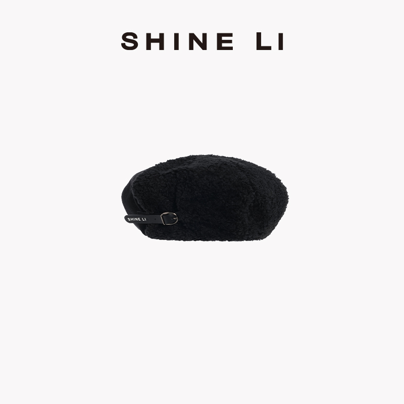 贝雷帽ShineLi毛绒秋冬