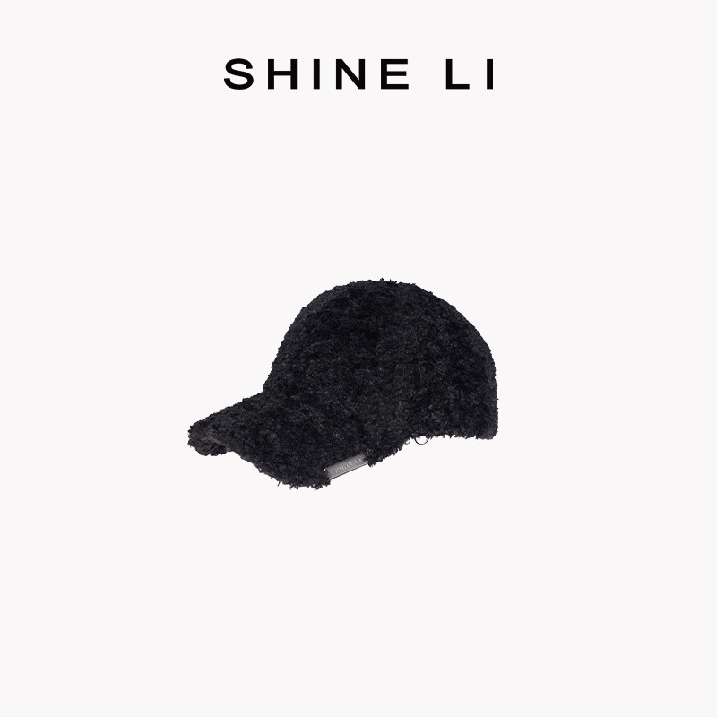 SHINE LI李姗 毛绒棒球帽