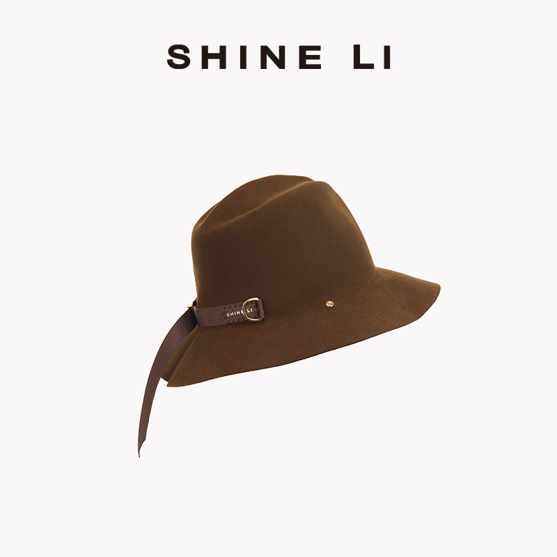 SHINE LI 李姗【机能秋日】可折叠飘带爵士帽