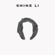 李姗 SHINE 格纹蝴蝶结发卡