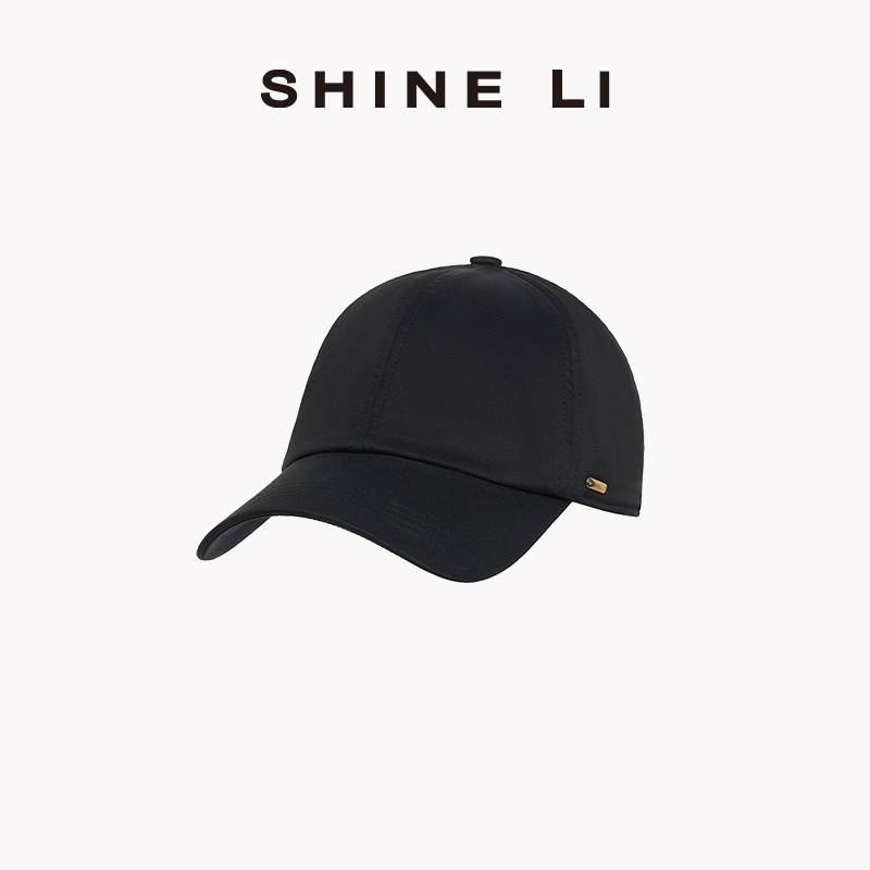 SHINE LI李姗【早春系列】金属标薄棒球帽 大头围帽子 刘宇宁同款