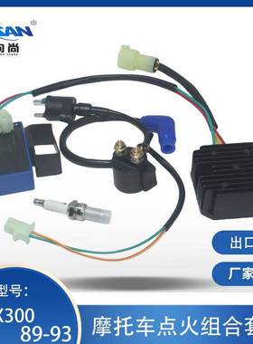 摩托车改装火花塞蓝色点火线圈CDI适用TRX300 30410-HC4-770