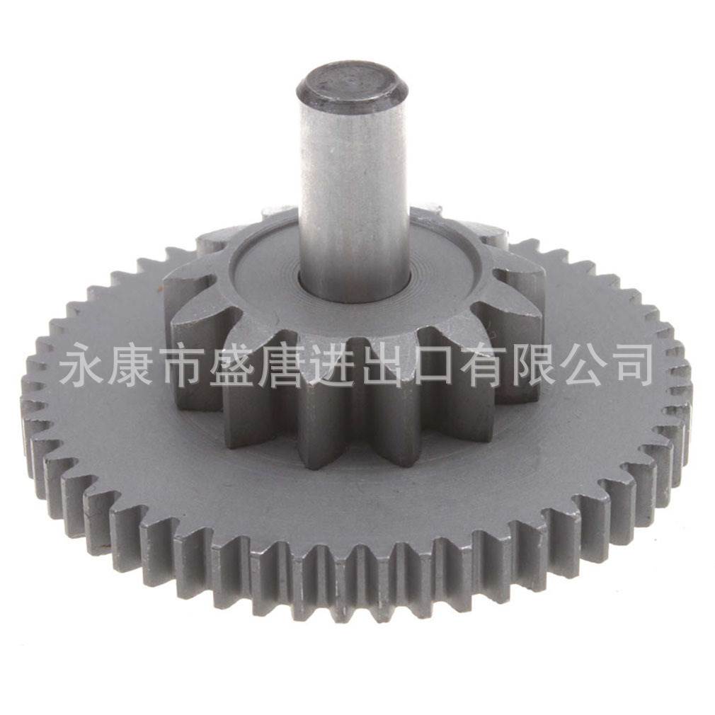 GOOFIT    C50过桥齿13齿，54齿摩托车踏板车的13/54变速箱齿轮