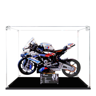 亚克力展示盒手办玩具乐高车模摆件收纳盒42130宝马摩托车M1000RR