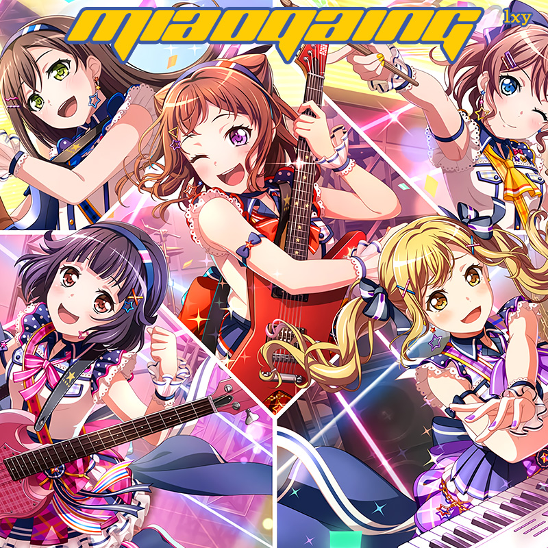 车贴贴纸遮划痕 bang dream汽车个性车贴 梦想协奏曲油箱盖贴纸
