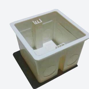 86型60树脂回料接线穿线盒PVC塑料明装分线盒防水开关电源接线盒