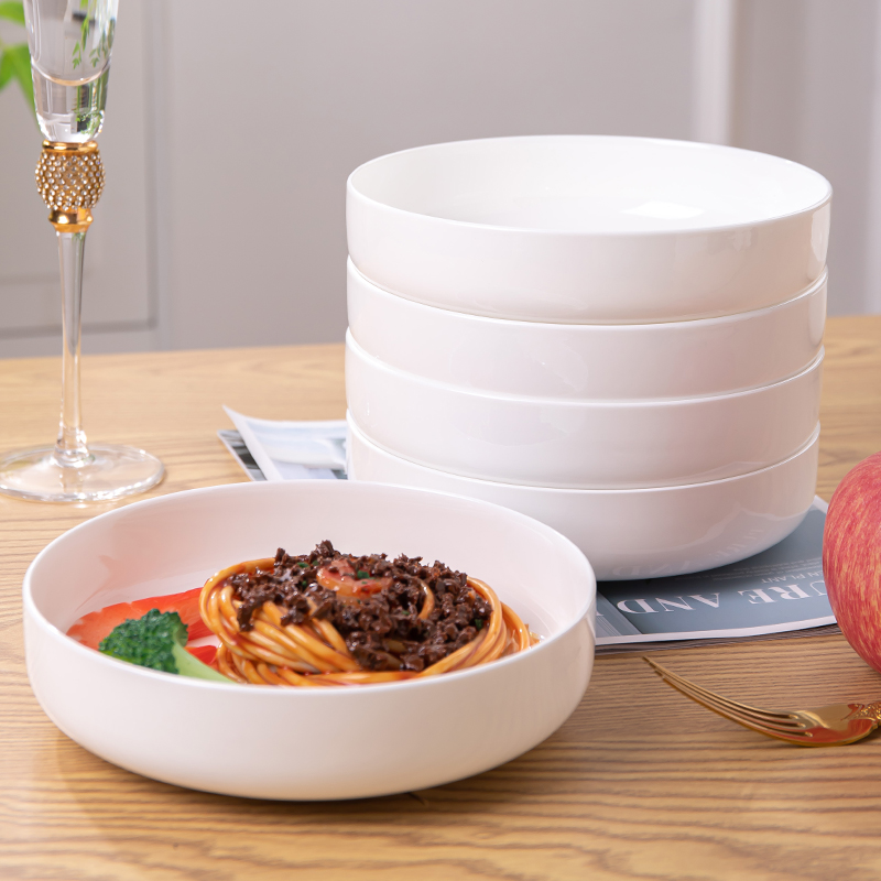 洛山居骨瓷窝盘釉下彩