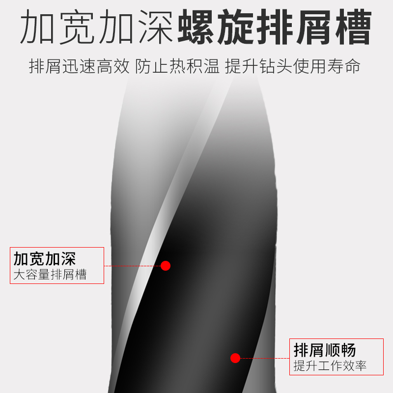 三睿专麒木六电角柄尖钻头打孔木罗材支钻钻工转头六角开孔用 五金/工具 扩孔钻 原图主图