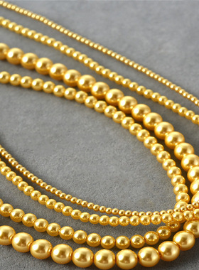 施家香槟珍珠S925银针锁骨链