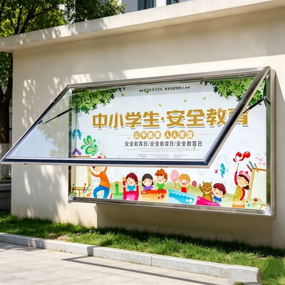 不锈钢宣传栏展板源头工厂可定制
