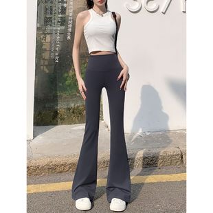 外穿微喇鲨鱼裤 喇叭裤 高腰修身 马蹄阔腿裤 加长 爆品春季 打底裤 新款
