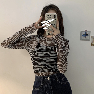 辣妹皮肤衣t恤女新款内搭高领